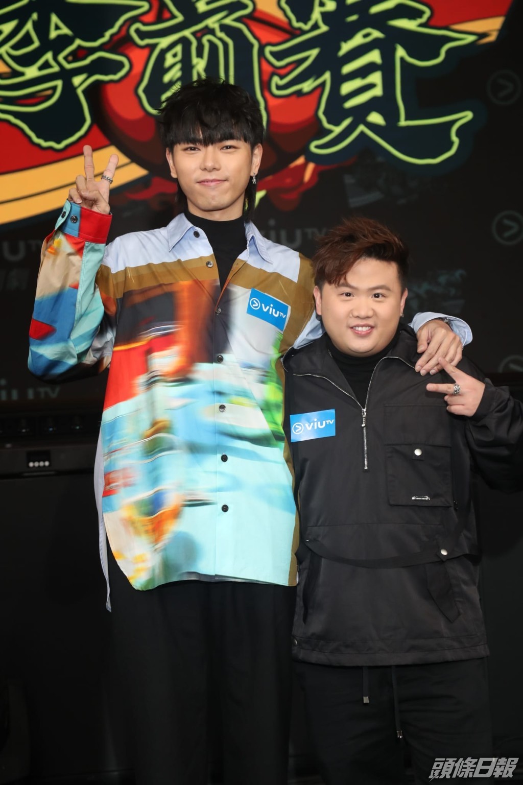 193和肥仔一高一矮，相映成趣。